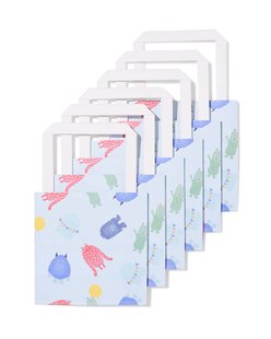 HEMA Cadeautasjes 21x13x21cm monsters - 6 stuks