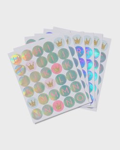 HEMA Stickers letters prinses - 6 vellen (roze)