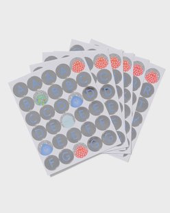 HEMA Stickers letters monster - 6 vellen