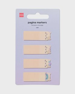 HEMA Paginamarkers strand - 4 stuks
