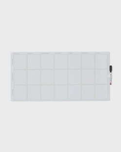 HEMA Whiteboard met beschrijfbare magneten 60x29.5cm week