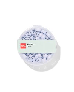 HEMA Doosje kralen rond letters
