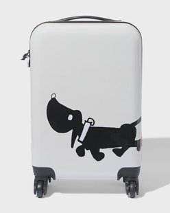HEMA Takkie en Siepie koffer 55x35x20cm 32L (zwart/wit)