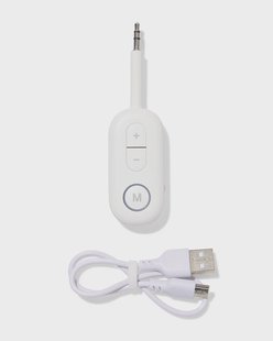HEMA 2-in-1 bluetooth audio-adapter (wit)