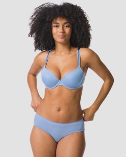 HEMA Dameshipster second skin micro blauw (blauw)