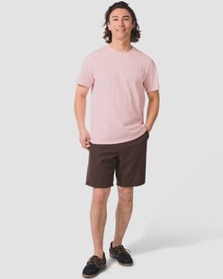 HEMA Herenshort Wes regular fit donkerbruin (donkerbruin)