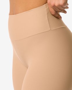 HEMA Damesbiker smoothing hoge taille beige (beige)