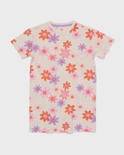 HEMA Kindernachthemd bloemen gebroken wit (gebroken wit)