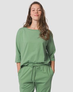 HEMA Damespyjamatop jersey groen (groen)