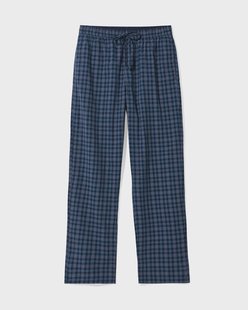 HEMA Heren pyjamabroek regular fit ruit donkerblauw (donkerblauw)