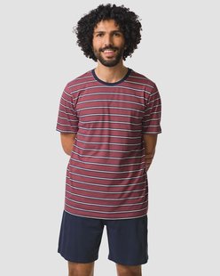 HEMA Herenshortama Jaap jersey retro donkerblauw (donkerblauw)