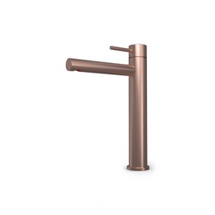 Hotbath BUDDY Wastafelmengkraan hoog model Geborsteld Koper PVD (B103HBCP)