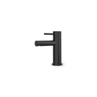 Hotbath BUDDY Wastafelmengkraan laag model Geborsteld Zwart PVD (B103MBP)