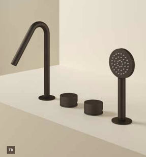 Badrandcombinatie Hotbath Guy Row Met Uitloop Tuscan Bronze