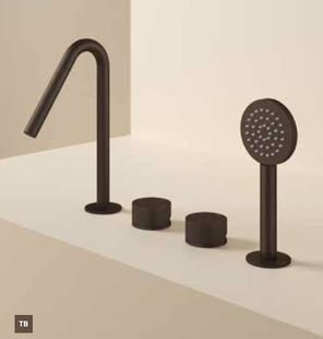 Badrandcombinatie Hotbath Gut Row Met Uitloop Tuscan Bronze