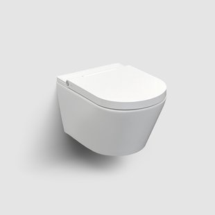 Clou Clever douche-WC, met turbo flush, 57cm, met toiletzitting