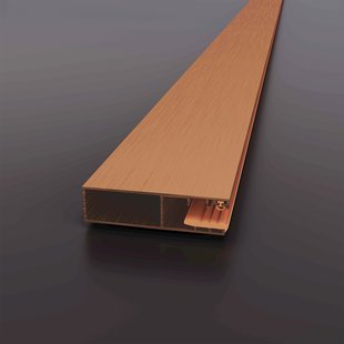 Verbredingsprofiel Sanivo Vigo XL 200x7 cm Geborsteld Brons
