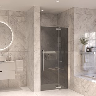 Nisdeur Set Sanivo Vigo Rookglas 120x200 Chroom