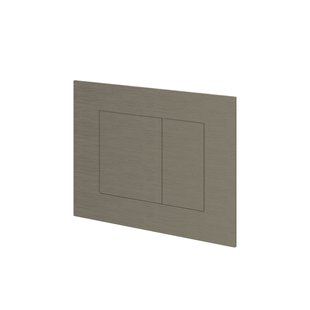 Bedieningspaneel Ivy Flush 2 Rechthoekige Knoppen 3mm Geborsteld Nickel PVD