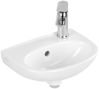 Villeroy & Boch O.Novo Fontein 36X27.5X14.5 Cm Met Overloop Kraangat Rechts White Alpine