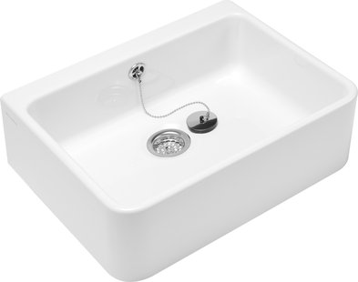 Villeroy & Boch O.Novo Keukenspoelbak 59.5X50X20 Cm Met Overloop White Alpine Ceramicplus