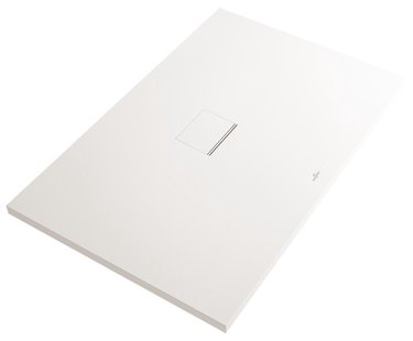 Villeroy & Boch Squaro Infinity Rechthoekige Douchevloer 180X100X4 Cm Stone White