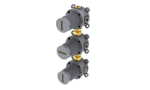 Inbouwdeel Thermostatische Douchekraan BWS Cemal Met 2 Stopkranen