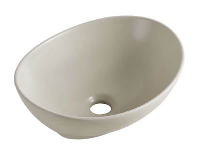 Waskom Wiesbaden Barco Ovaal 40x33x14,5 cm Keramiek Beige