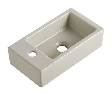 Fontein BWS Blong M 40x22x11 cm Links Keramiek Beige
