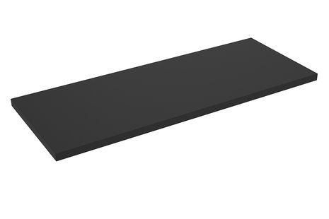 Topblad Wiesbaden Alvara 120x46 cm Mat Zwart