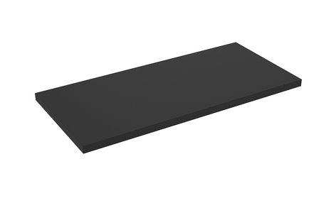 Topblad BWS Lyanna 100x46 cm Mat Zwart
