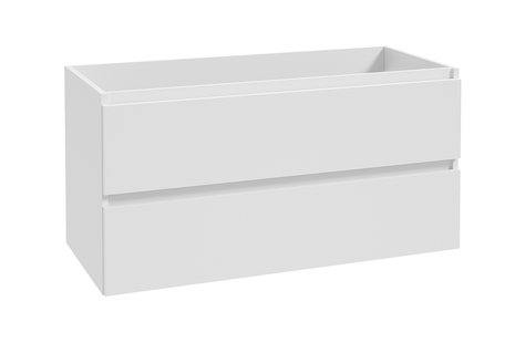 Onderkast BWS Lyanna 100x46 cm 2 Laden 1 Uitsparing Mat Wit