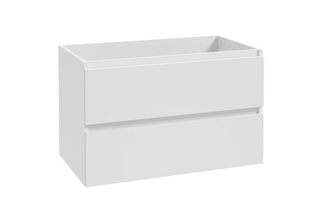 Onderkast BWS Lyanna 80x46 cm 2 Laden 1 Uitsparing Mat Wit