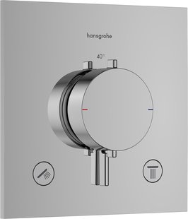 Afbouwdeel Hansgrohe Ecostat Comfort E Inbouwthermostaat Voor 2 Functies Chroom