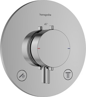 Afbouwdeel Hansgrohe Ecostat Comfort S Inbouwthermostaat Voor 2 Functies Chroom
