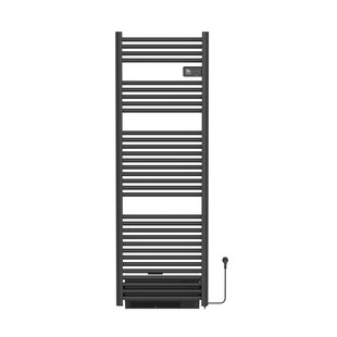 Elektrische Radiator BWS Cora met Blow 164x54 cm Mat Zwart Smart Wifi (1850 Watt)