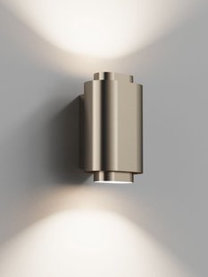 Wandlamp Simar Ovaal PVD Brons 3000K Dimbaar IP44