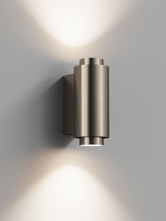 Wandlamp Simar Rond Brons 3000K Dimbaar IP44