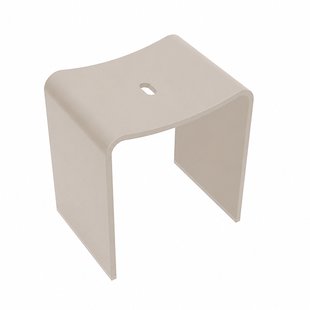 Kruk Wiesbaden Zita 40x30x42,5 cm Solid Surface Beige
