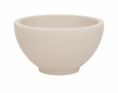 Waskom Wiesbaden Tessa Rond 20x11 cm Solid Surface Beige