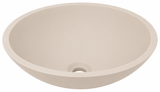 Waskom Valerie Rond 43x13cm Solid Surface Beige