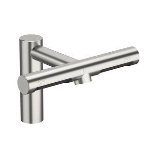 Handwas Wastafelkraan met Föhn handdroger BWS Pure Brushed 1200 W
