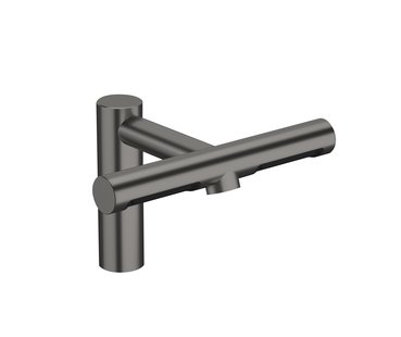 Handwas Wastafelkraan met Föhn handdroger BWS Pure Gun Metal 1200 W