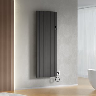 Elektrische Radiator BWS Boss 2.0 Met Wifi 2000W 160x60.8 cm Mat Zwart