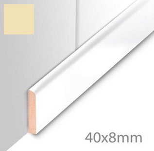 Plafondplint MDF Sanimex 260x4x0.8cm Zand