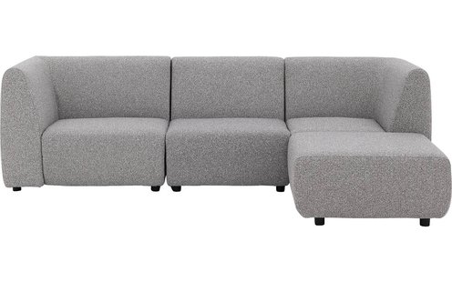 Goossens Loungebank Elements Met Gratis Beschermhoes grijs, buitenstof,