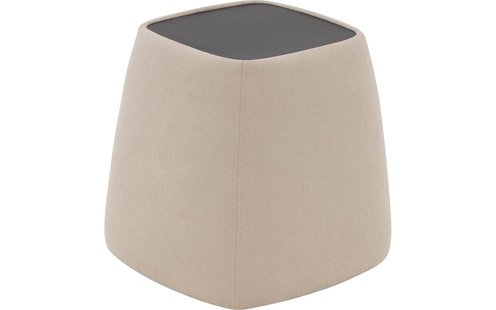 Goossens Nachtkastje Taranto, Taps 45 cm b x 43 cm h x 45 cm d met inlegblad hout