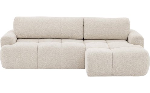 Goossens Slaapbank Varar Storage, Hoekopstelling het uitklapbaar deel vs rechts, chaise longue links 254 cm breed