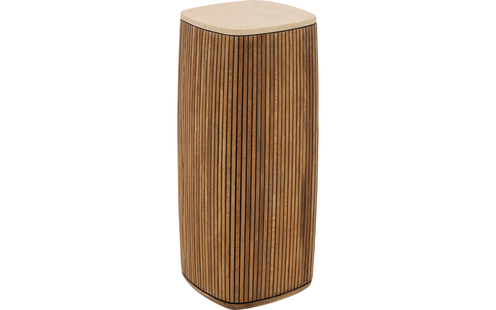 Goossens Zuil Nova, mortex beige, stijlvol landelijk, 35 x 80 x 35 cm
