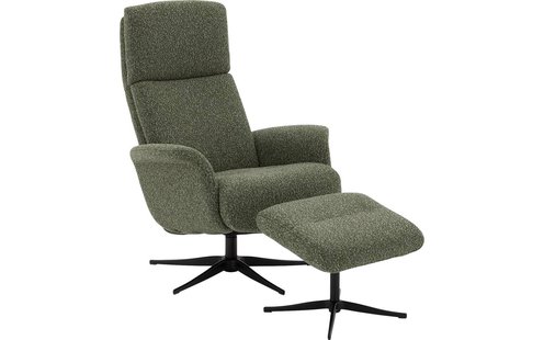 Goossens Relaxstoel Zenica, Relaxfauteuil (incl hocker)